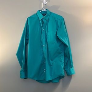 IZOD Button-down collar, long sleeve dress shirt